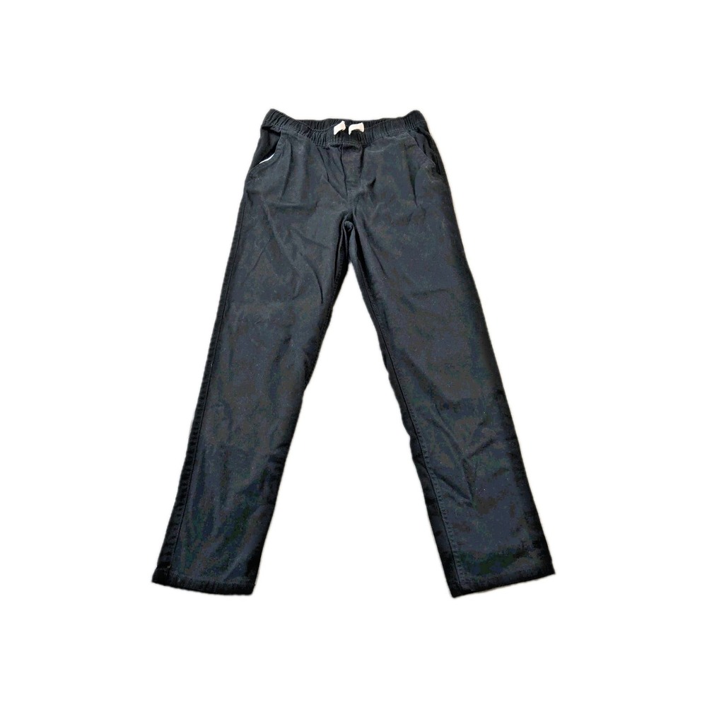 Wonder  Nation Boy's Black Activewear Pants Elastic Waist Deawstring Size 18 XXL